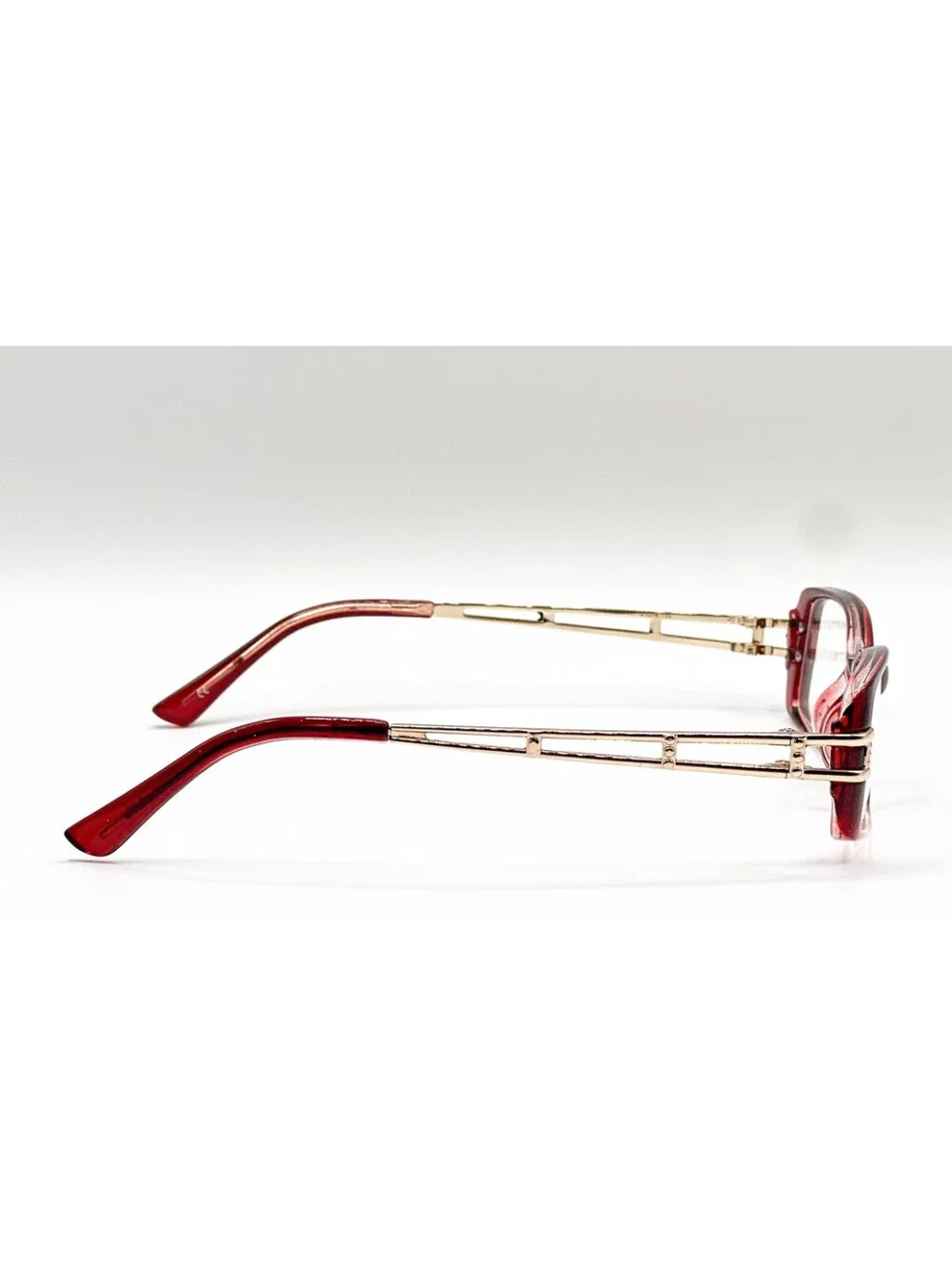 Modern Rebecca Burgundy Rectangle Authentic Eyeglass Frames 51-16-135
